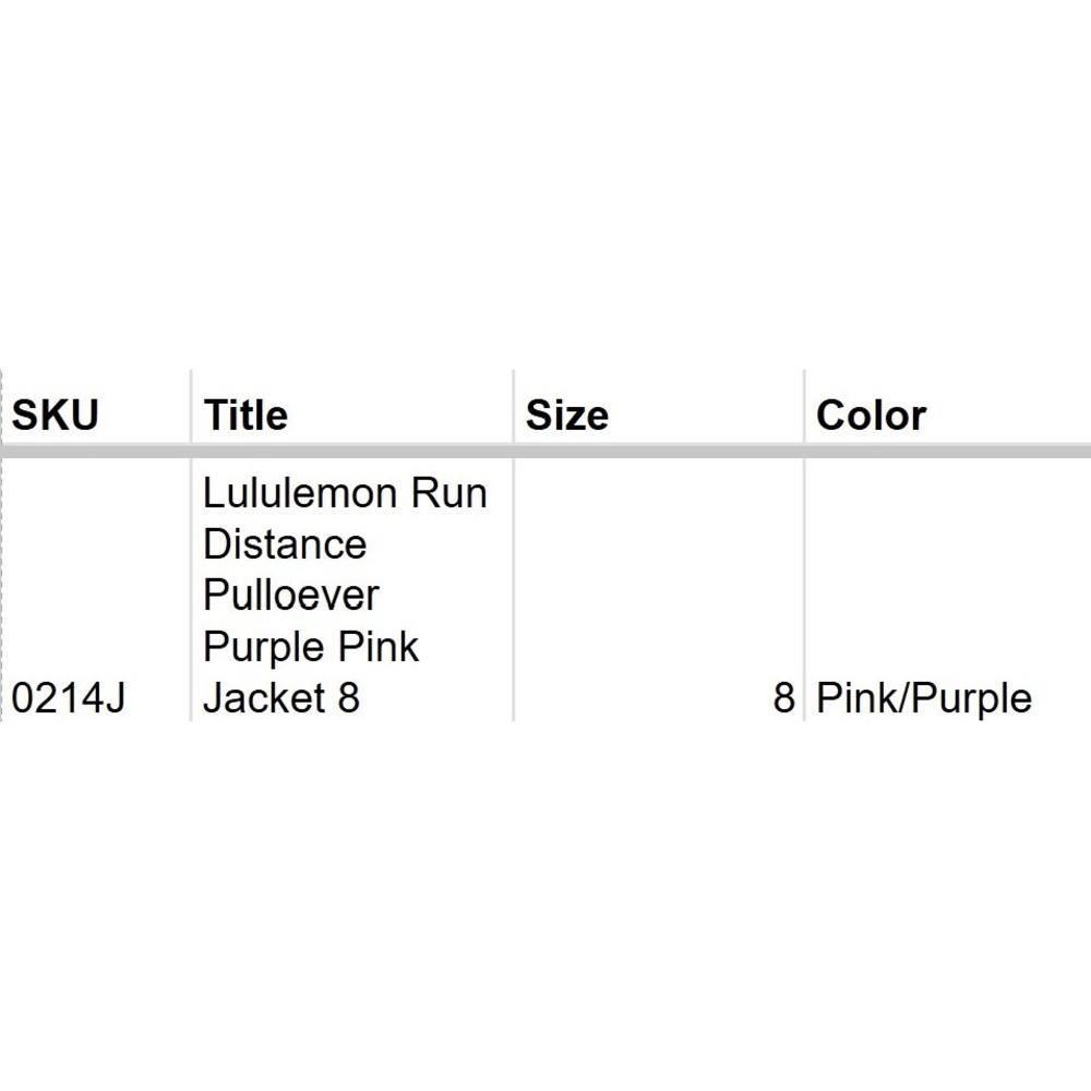 2/$30 Lululemon Pink Purple Run Distance Pullover Half Zip Athletic Jacket 8 - Picture 5 of 5